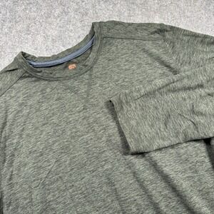 Rugged Elements Performance Long Sleeve Shirt Men's L Green Durable Utility